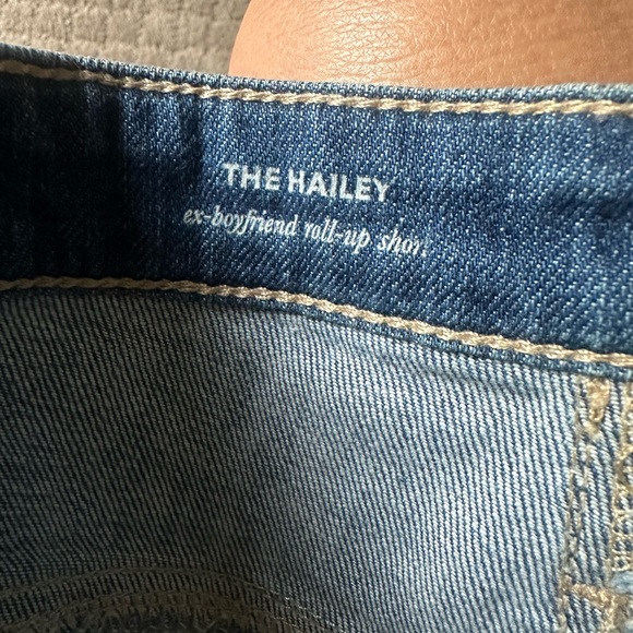 AG EX Boyfriend roll-up jean, short size 26 - Picture 6 of 7